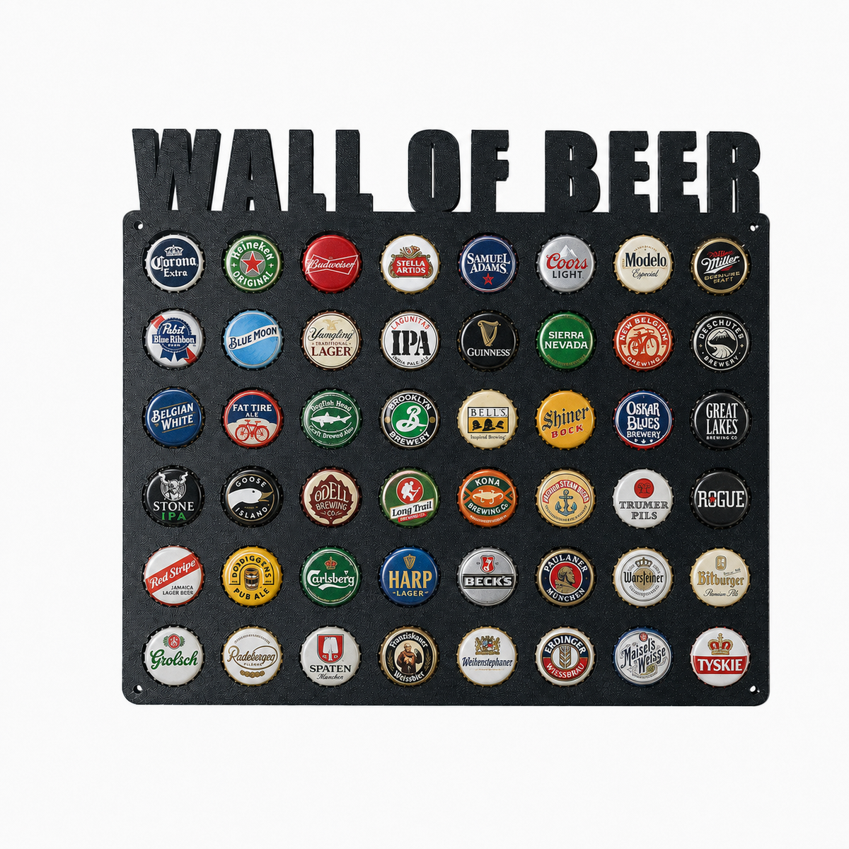 HuubSolutions Wall of Beer bierdopjes verzamelwand