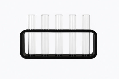 Stekstation met 5 glazen vaasjes productfoto