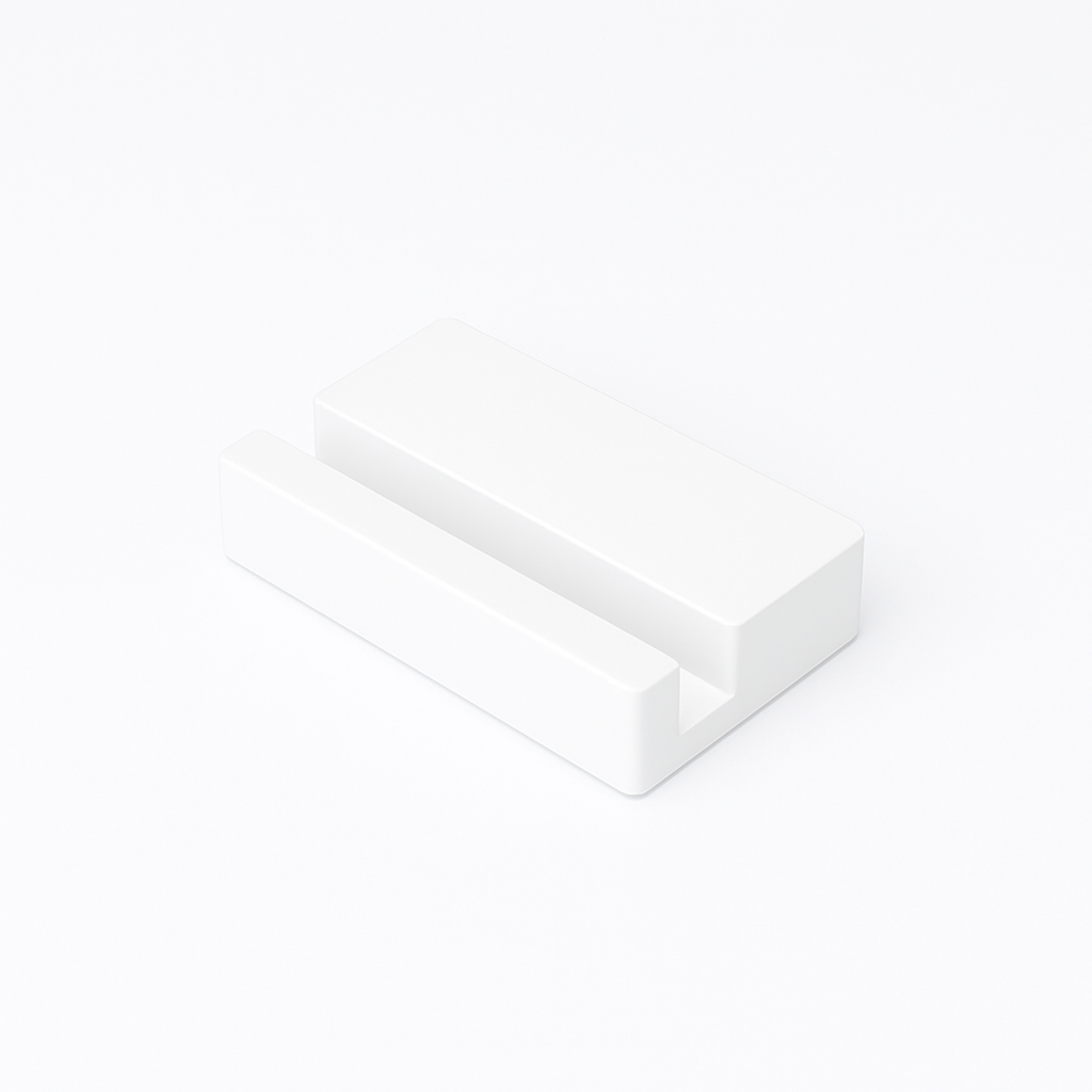 Witte Kunststof Tegelhouder – Presentatiestandaard voor Tegeltjes en StoryTiles HuubSolutions