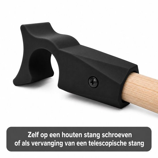 HuubSolutions dakraamhaak op houten steel