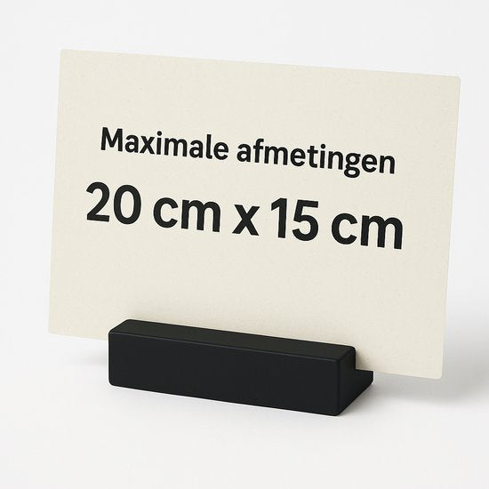 Kaarthouder zwart set van 5 productfoto