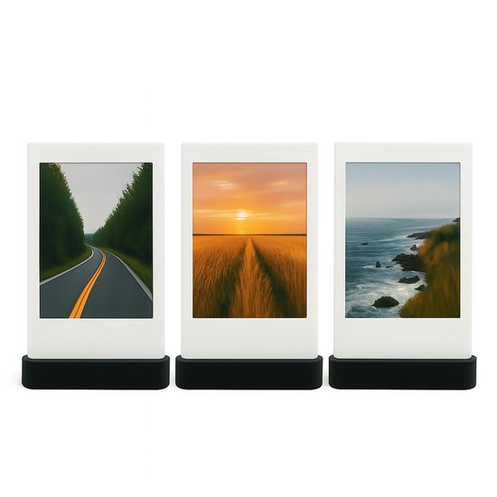 Polaroid fotohouder zwart set van 3