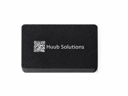 Zwarte HuubSolutions tegelhouder detail